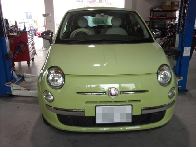 FIAT500 / 車検整備｜岐阜　岐南　関　愛知　名古屋　三重　静岡　石川　奈良　京都　滋賀　大阪