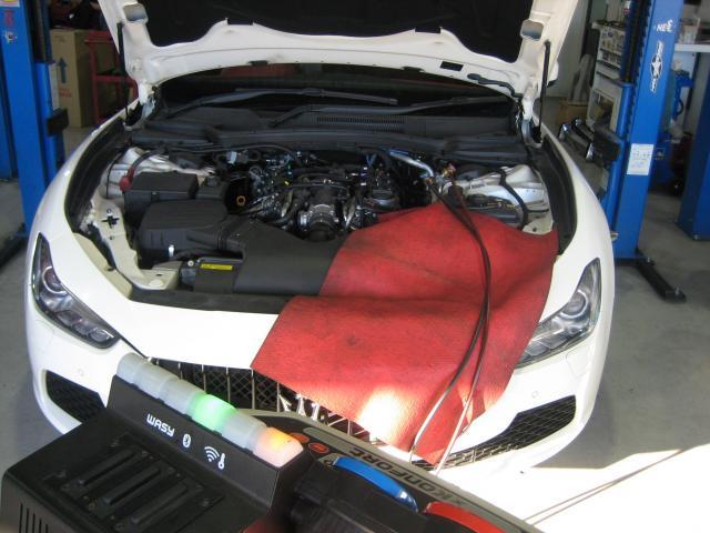 マセラティ ギブリ　車検整備記録｜岐阜　岐南　各務原　関　愛知　名古屋　滋賀 彦根 三重 鈴鹿 富山 石川 金沢 京都 大阪 修理 整備