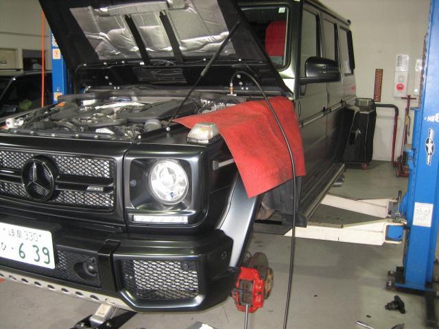 メルセデス・ベンツGクラス　車検整備｜岐阜　岐南　各務原　関　愛知　名古屋　滋賀 彦根 三重 鈴鹿 富山 石川 金沢 京都 大阪 修理 整備