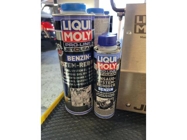 LIQUI MOLY JETCLEAN TRONIC Ⅱ リキモリ ジェットクリーントロニックⅡ施工 インジェクタークリーニング インテーククリーニング WAKO'S RECS  四日市 輸入車整備 車検