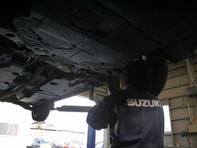 整備は国家資格整備士が担当します。