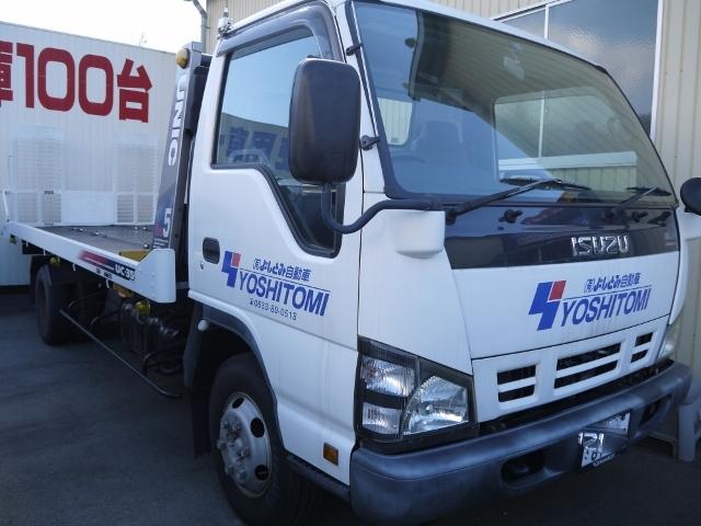 事故や故障などで動かせないケースにも積載車でしっかりと対応いたします。