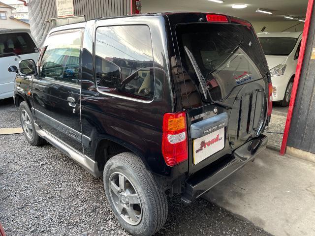 三菱　パジェロミニ　チッピング塗装　
