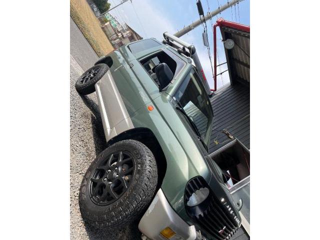 三菱　パジェロミニ　アルミ　ブラック塗装　バランス等