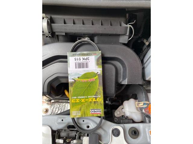 ダイハツ　ミラ　オルタネーター　ベルト交換　ウォーターポンプ交換