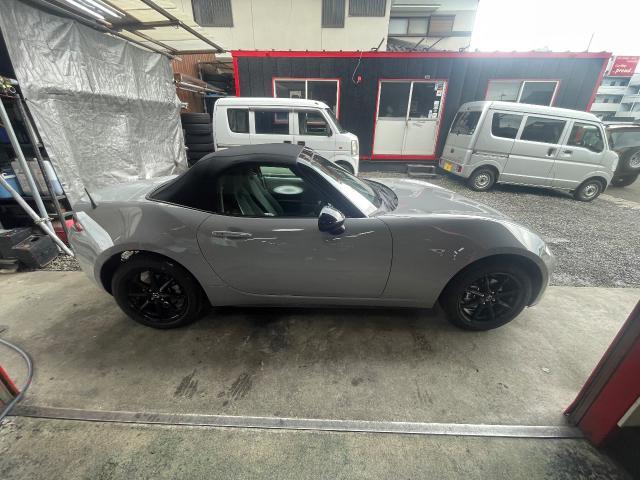 マツダ　ロードスタークーペ　内装品取付