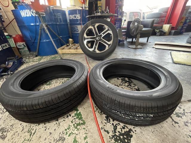 ホンダ　ヴェゼル　ホイール・タイヤ交換