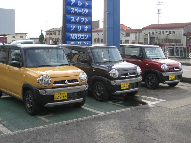 スズキ　アルトラパン　車検整備　西尾市からご来店のお客様