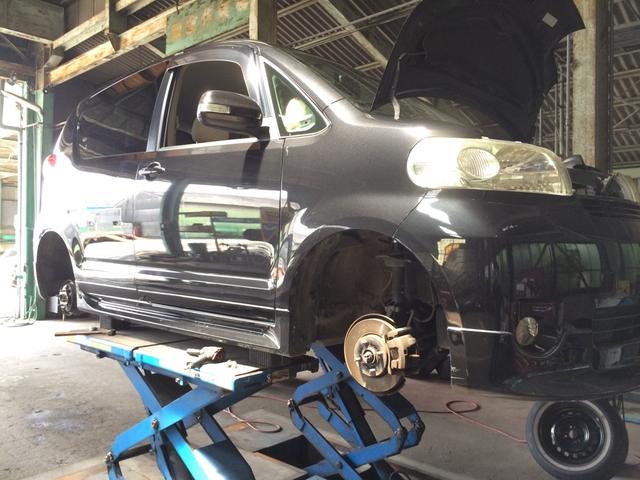 トヨタ　ポルテ　車検整備