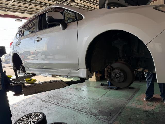 長久手市・尾張旭市・瀬戸市　スバル　インプレッサ　車検整備