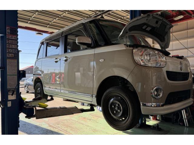 尾張旭市・長久手市・瀬戸市　ダイハツ　ムーヴキャンバス　車検整備
