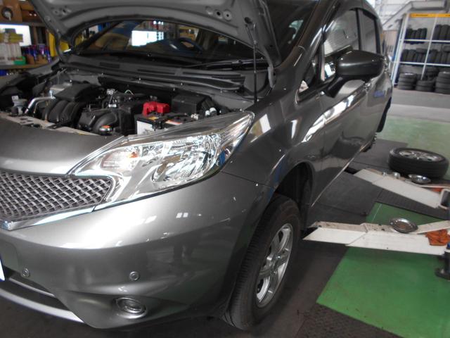 岡崎市　車検　深田モータース　代車無料　どこで買ったお車でも　日産　ノート