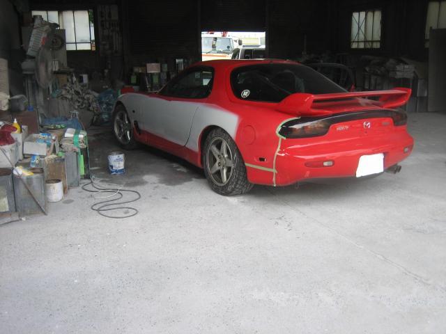 岡崎市　鈑金　RX-７