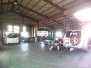 整備場の風景です☆車検以外にも、点検・整備なども格安にて承ります！！