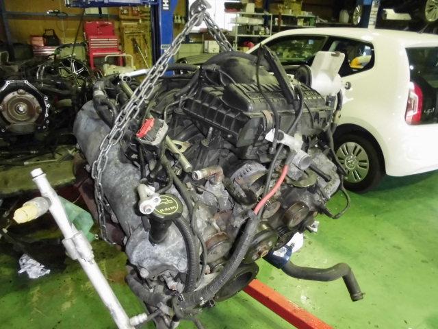 ナビゲーター　エンジン載せ替え　愛知県　小牧市　アメ車の修理はワイエスオートサービス