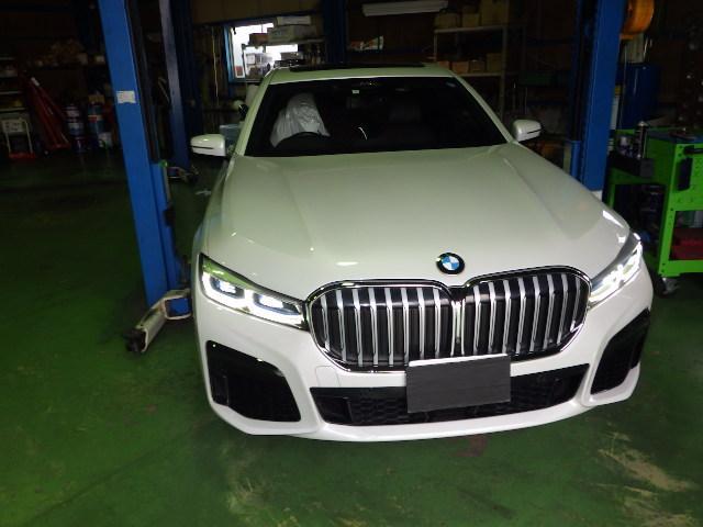 BMW　740ｄ　G11　12ヵ月点検　　ディーゼル　バッテリー　オイル　愛知県　
小牧市　輸入車　輸入車の整備はワイエスオートサービス
