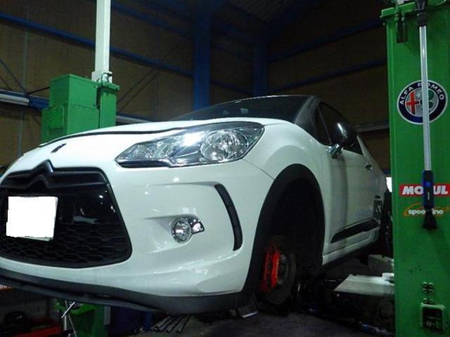 シトロエン　DS３　車検整備