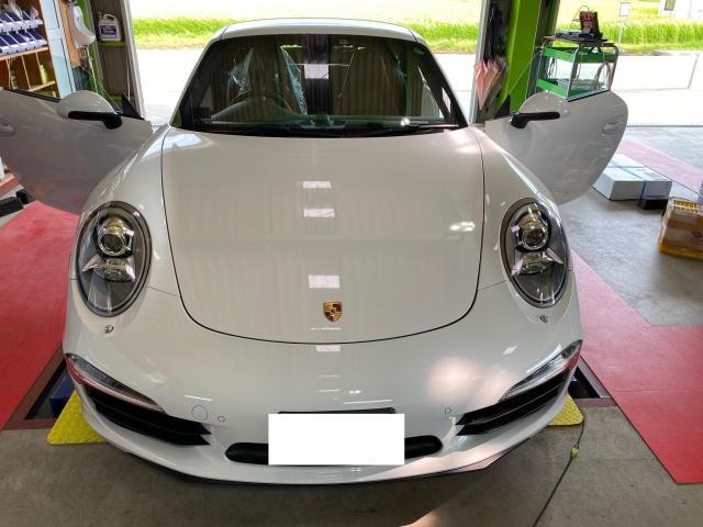 PORSCHE 991 Carrera　／　エンジンチェック修理 & ドラレコ取付　三重　津　松阪　多気　伊勢