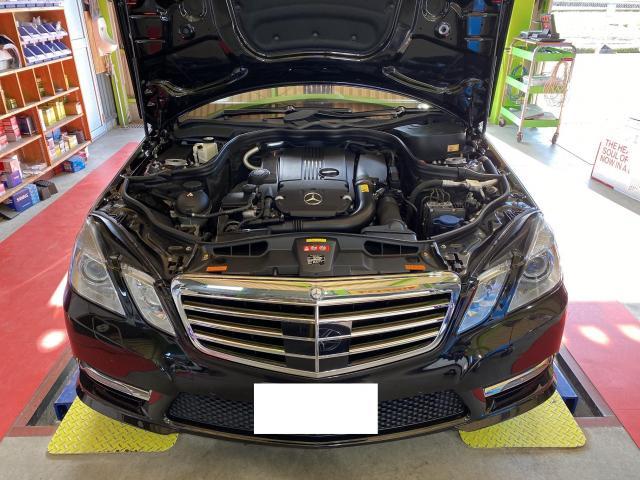 Mercedes-Benz S212 E250AV　／　オイル交換　三重　津　松阪　多気　伊勢