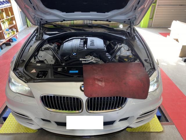 BMW F10 535i　／　エンジンオイル交換　三重　津　松阪　多気　伊勢