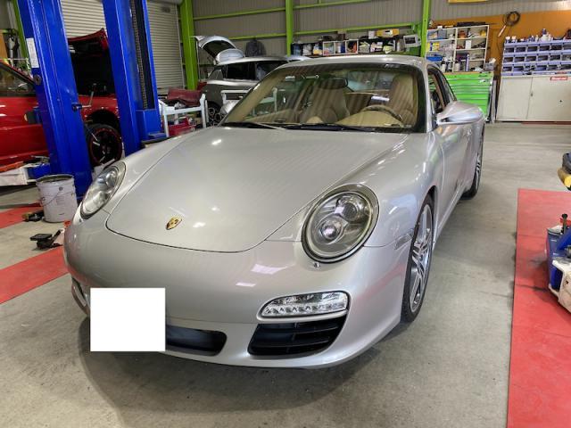 PORSCHE 997 Carrera S　／　プラグ交換　MTオイル交換　三重　津　松阪　多気　伊勢