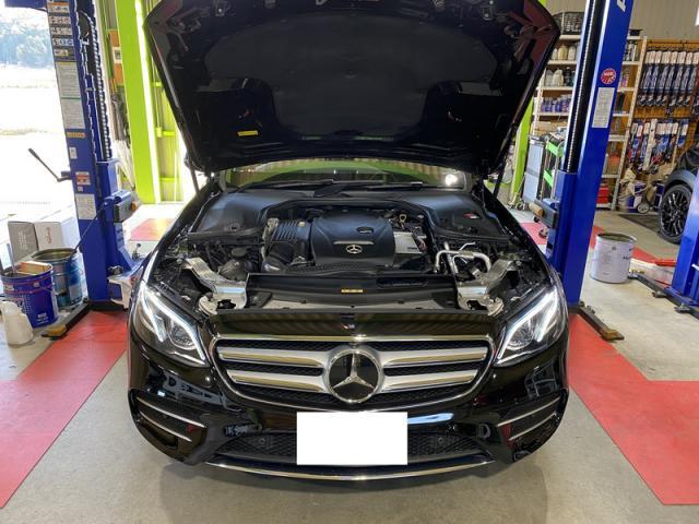 W213 ベンツ Eクラス イージーエントリーにシート退避機能を追加