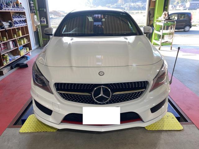 Mercedes-Benz X117 CLA250 SB　／　ESP ABS 4MATIC 警告！修理　三重　津　松阪　多気　伊勢