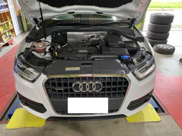 AUDI アウディ Q3 8U 2.0 TFSI　／　車検整備　アウディ車検　三重　津　松阪　多気　伊勢