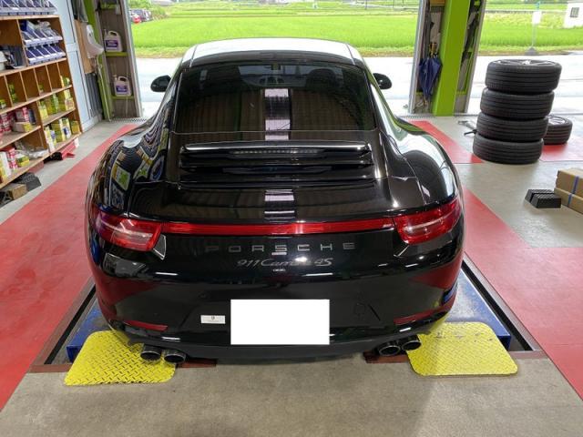 PORSCHE 991 Carrera4　／　12ヶ月点検　ポルシェ点検　三重　津　松阪　多気　伊勢