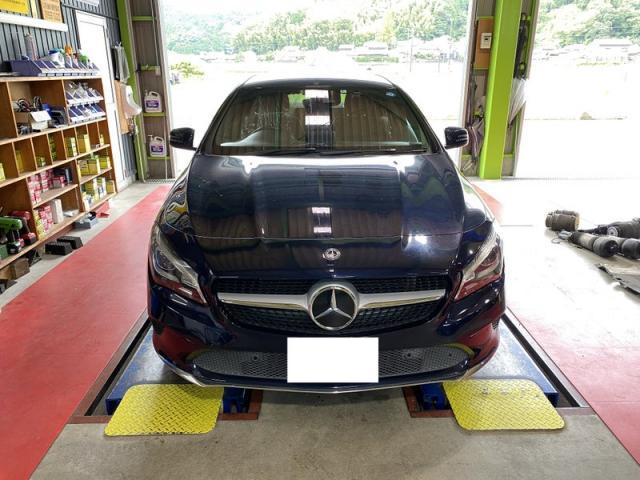 Mercedes-Benz C117 CLA220 4MATIC　／　車検整備　ベンツ車検　三重　津　松阪　多気　伊勢