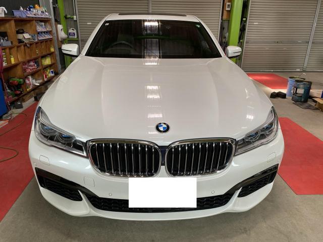 BMW G11 740I M sport　／　車検整備　No2　続き・・・。