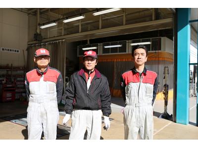 国家資格を持ったプロの整備士がサポート!