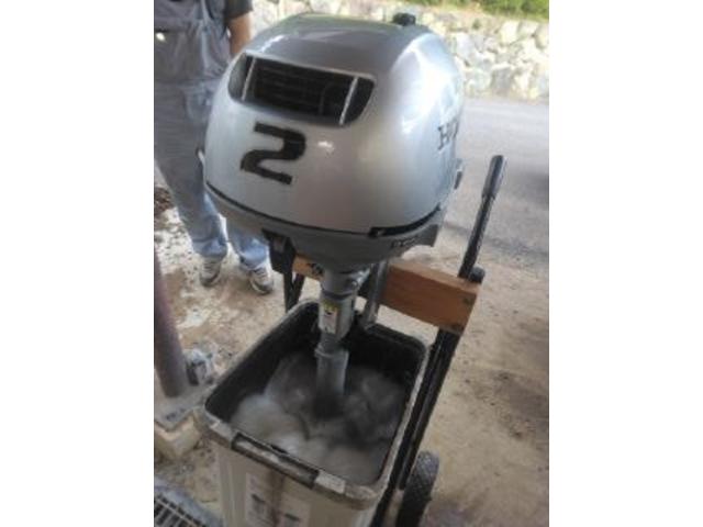 ホンダ２馬力船外機　ＢＺＢＦ　船外機不動修理　岡山県　鳥取県　兵庫県　津山市　岡山市　姫路市