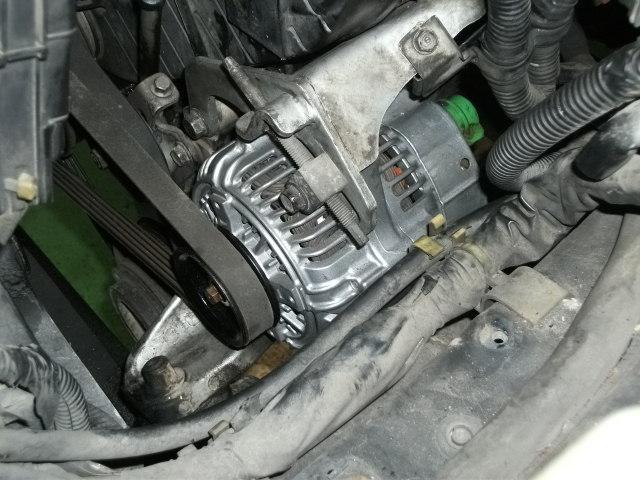 オルタネーター交換　部品持込み