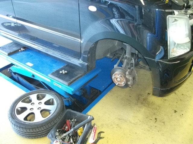 ワゴンR　ブレーキ修理