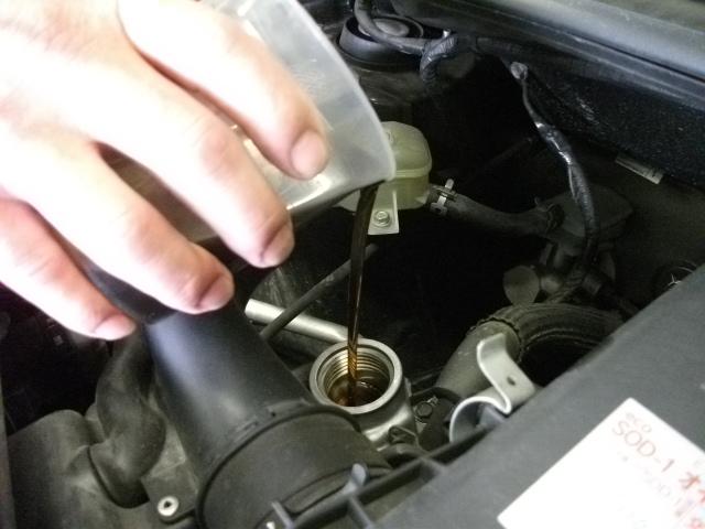トヨタ bB エンジン内部洗浄