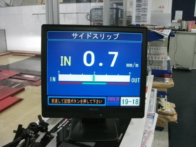 サイドスリップ調整