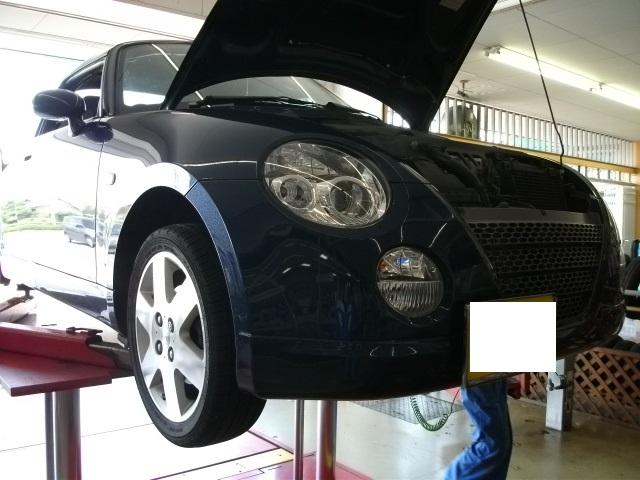 ダイハツ　コペン　テールパイプ交換