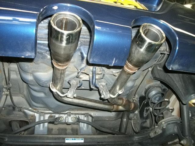 ダイハツ　コペン　テールパイプ交換