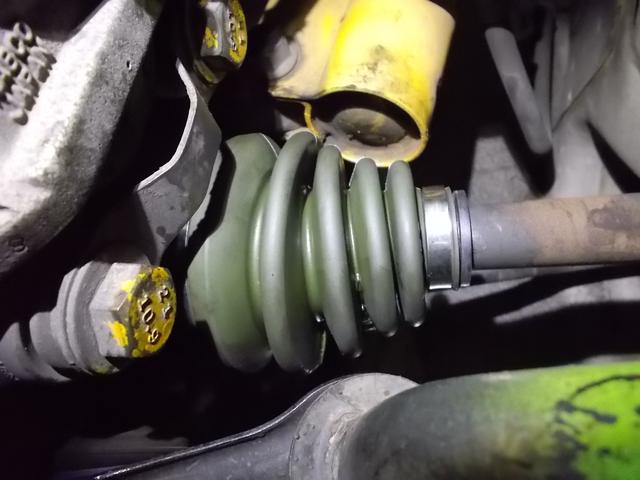 スズキ　ワゴンＲ RR ドライブシャフトブーツ交換