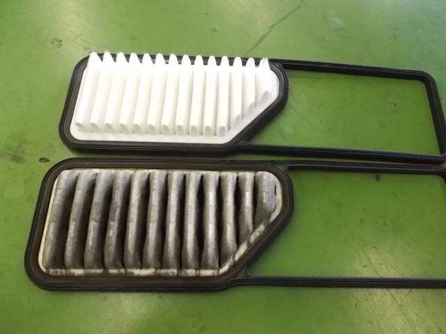 【車検】 ダイハツ　ムーヴ　エアーエレメント交換