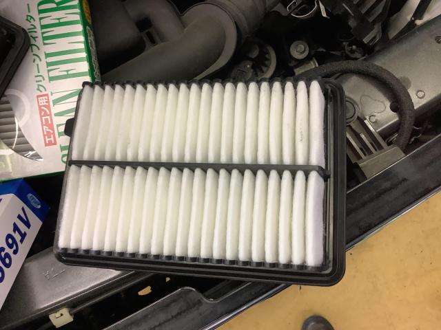 ホンダ　Ｎ－ＢＯＸ　車検　エアクリーナーエレメント交換　津島市　愛西市　稲沢市　あま市