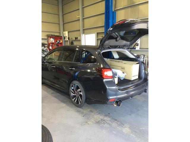 レヴォーグマフラー交換　スバル・マツダ専門店　カーストック春日井・小牧店