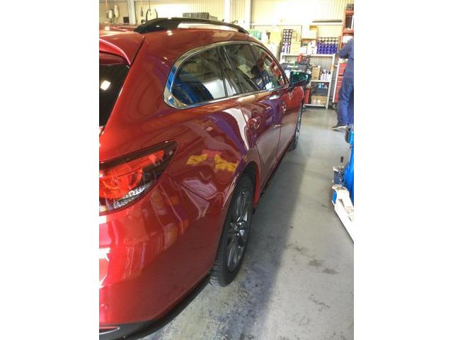 マツダ　アテンザワゴン　リアブレーキアクチュエーター交換　Ｃａｒ　Ｓｔｏｃｋ　（株）カーストック　春日井・小牧店　スバル、カスタムプロボックス専門店