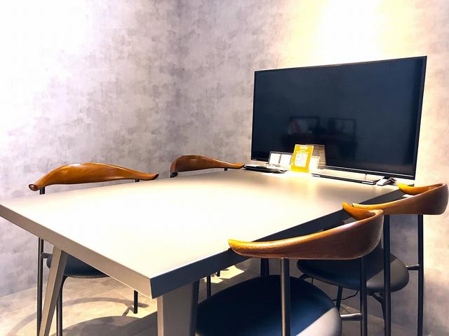 個室商談スペースも有