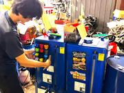 特製オイルで性能を最大限に引出します