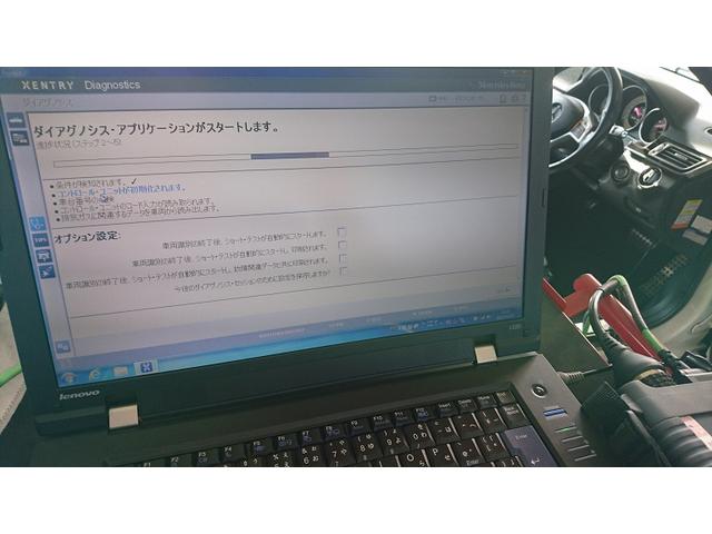 メルセデス・ベンツＥ(W212)車検整備作業＆メルセデス専用診断Xentry/DAS 