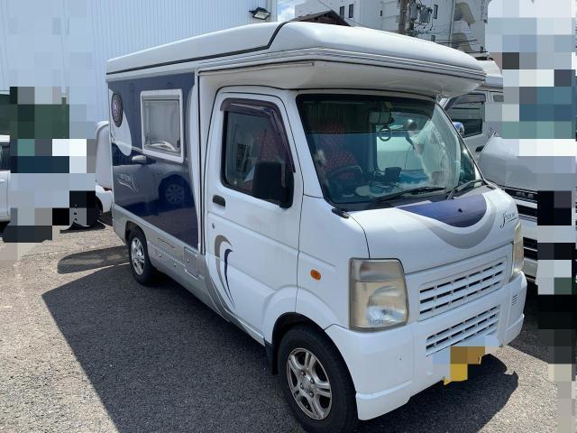 キャンピングカー／インディ７２７／インディアナＲＶ／軽キャンパー／ポップアップルーフ／ＦＦヒーター取付／車検／マツダ／スクラムトラック／軽トラ