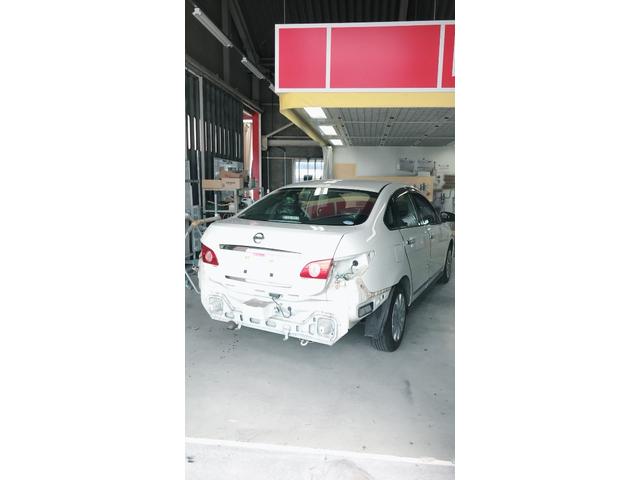 日産 ブルーバードシルフィ 板金修理【香川県　観音寺市・三豊市で車検・整備・修理・鈑金・塗装・パーツ取付なら㈱クロカワ　格安車検のコバックの山本店へ！！】