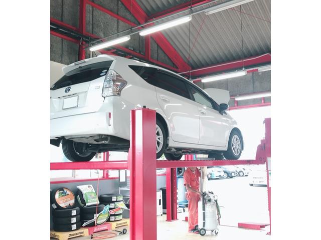 トヨタ プリウスアルファ 車検【香川県　観音寺市・三豊市で車検・整備・修理・鈑金・塗装・パーツ取付なら㈱クロカワ　格安車検のコバックの山本店へ！！】